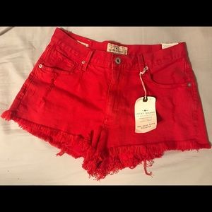 NWT LUCKY BRAND Size 28 High Waisted Shorts